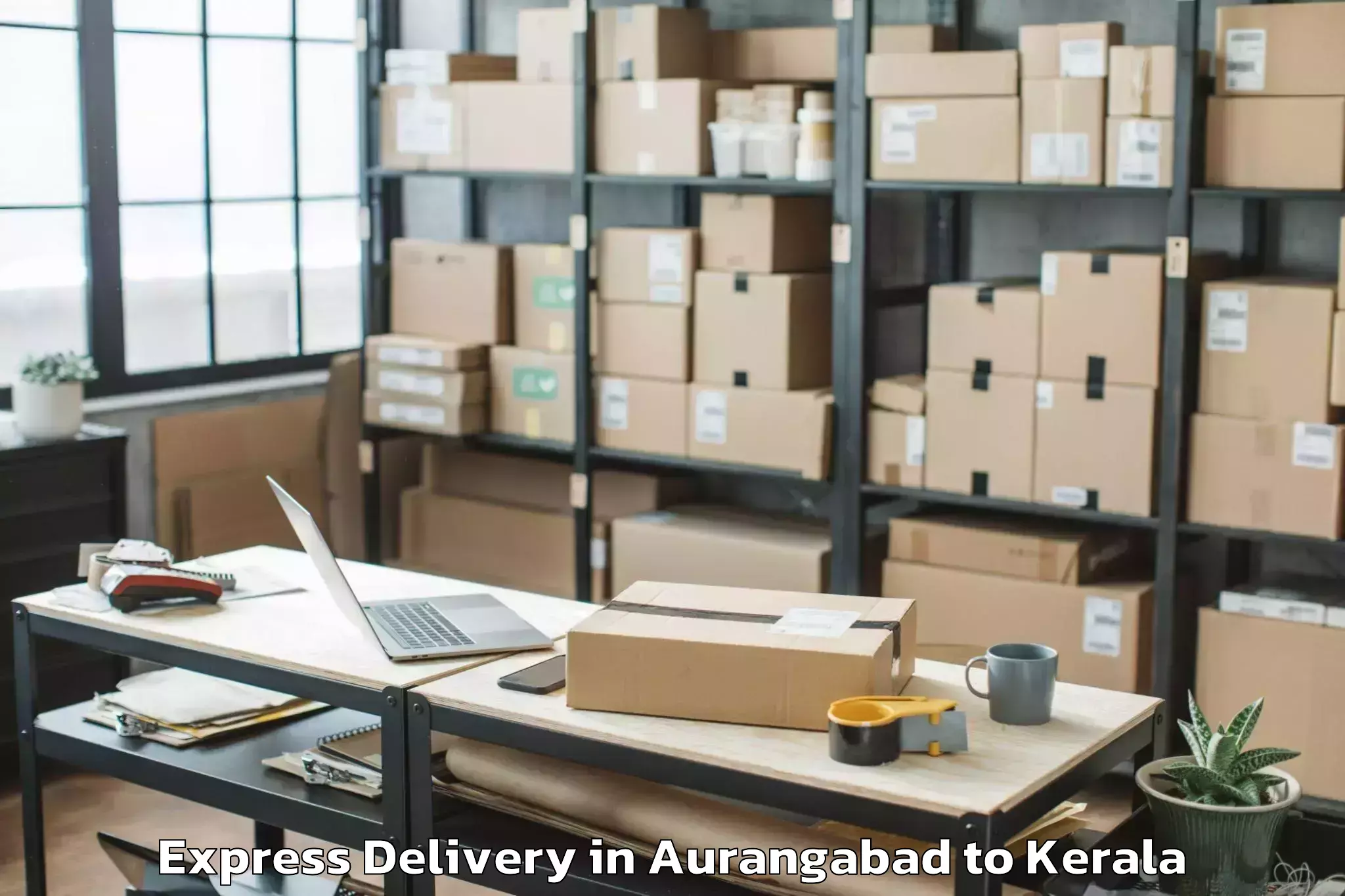 Book Your Aurangabad to Kannur University Kannur Express Delivery Today